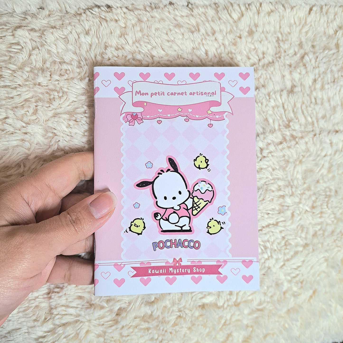 🌸 Carnet Kawaii Artisanal A6 / souple / 24pages🌸