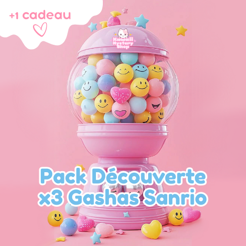 G1 ) 🌸✨ Gashas Sanrio : Pack Découverte + 1 cadeau offert ✨🌸