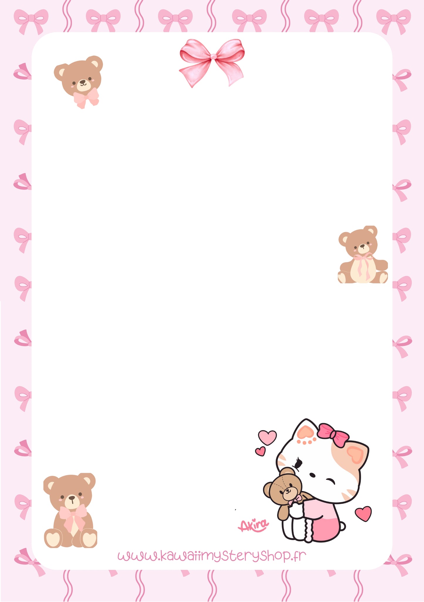 Mini Bloc Notes Artisanal Kawaii - A7 10x7 cm