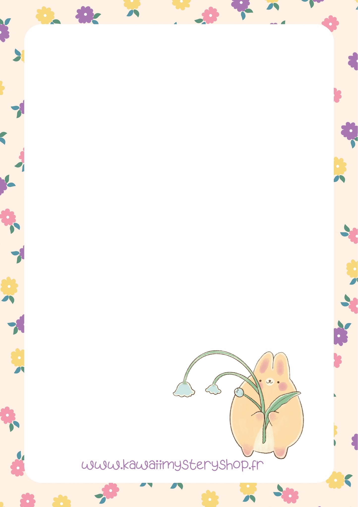 Mini Bloc Notes Artisanal Kawaii - A7 10x7 cm