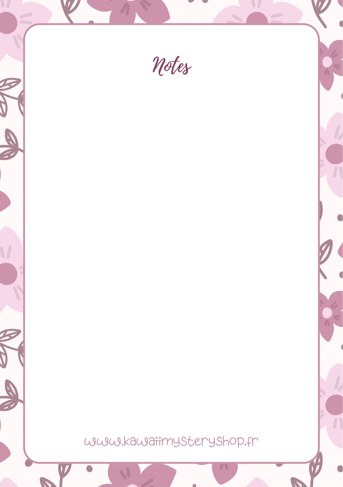 Mini Bloc Notes Artisanal Kawaii - A7 10x7 cm