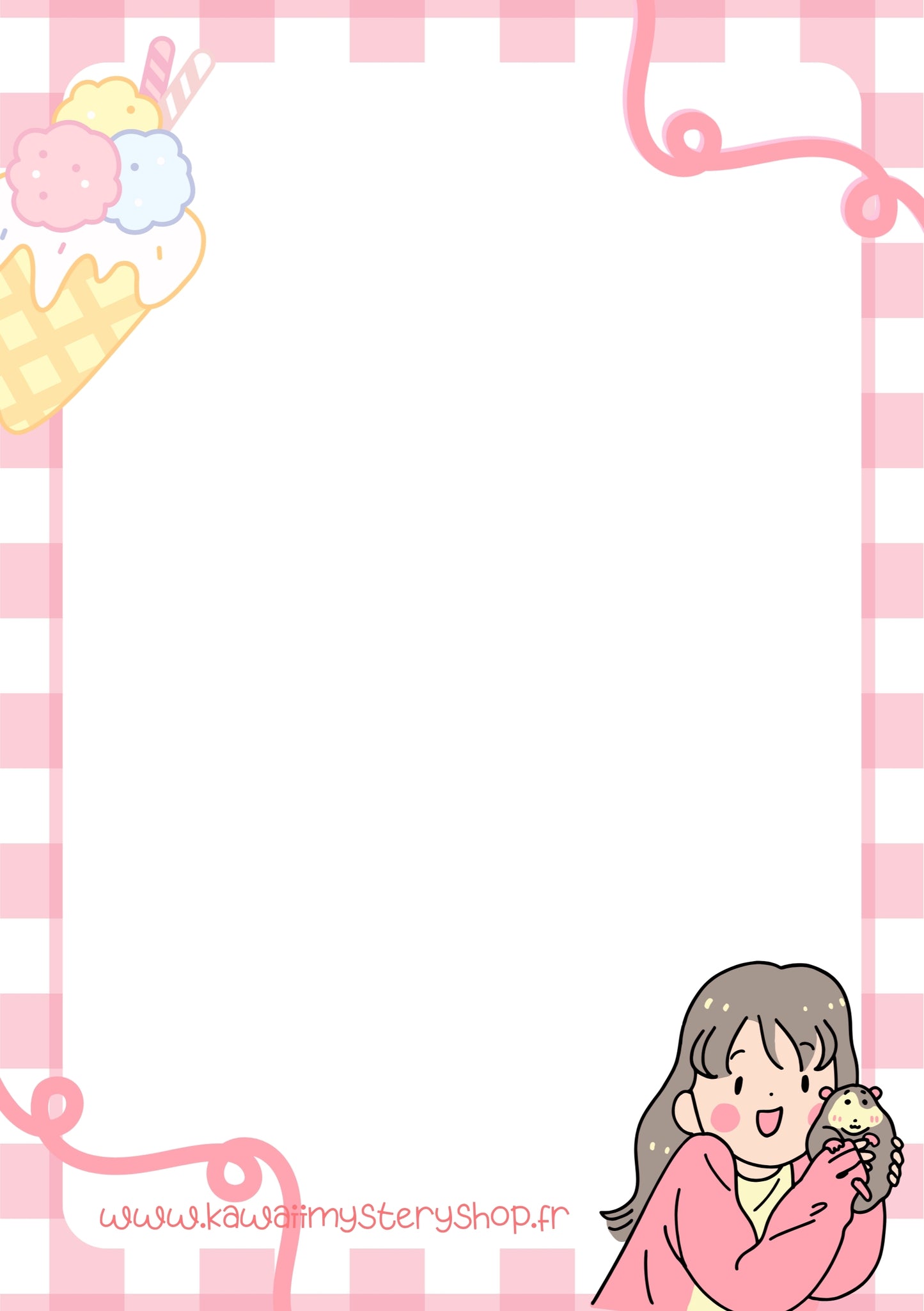 Mini Bloc Notes Artisanal Kawaii - A7 10x7 cm