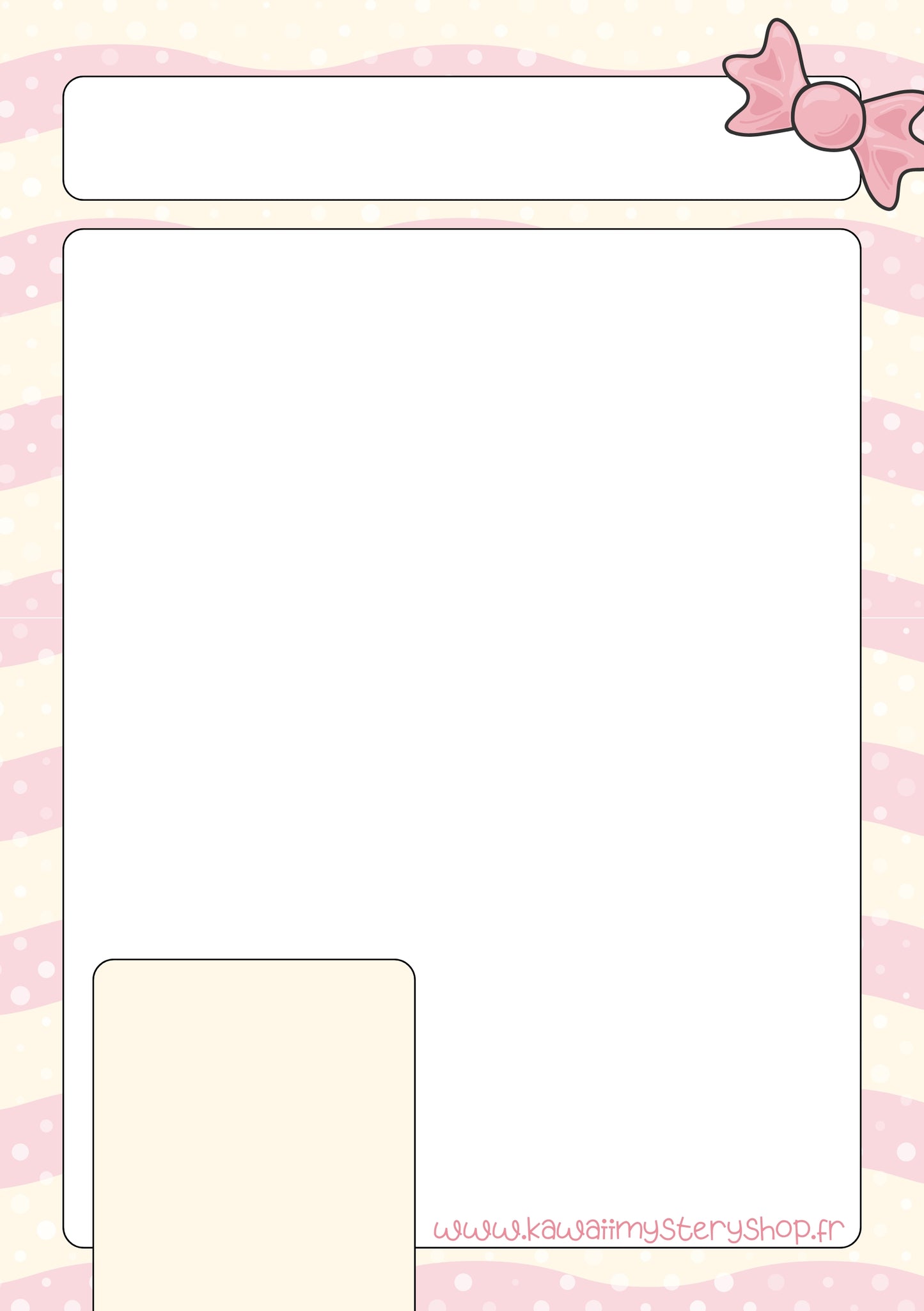 Mini Bloc Notes Artisanal Kawaii - A7 10x7 cm