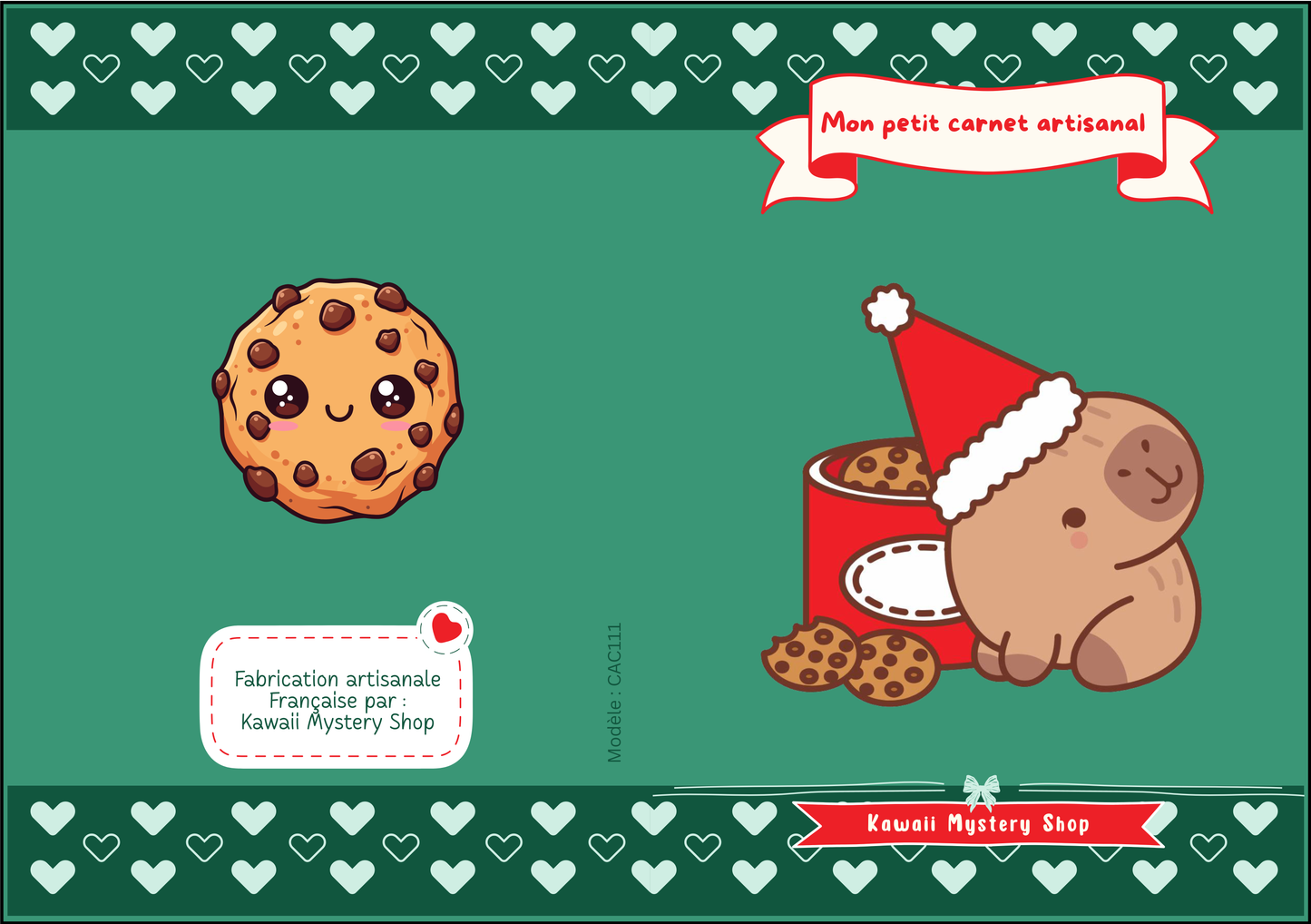 🌸 Carnet Kawaii Artisanal  A6 / souple / 24pages🌸