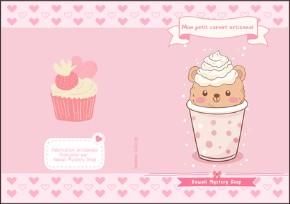 🌸 Carnet Kawaii Artisanal  A6 / souple / 24pages🌸