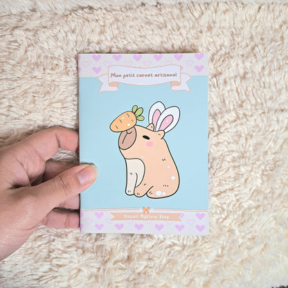 🌸 Carnet Kawaii Artisanal  A6 / souple / 24pages🌸