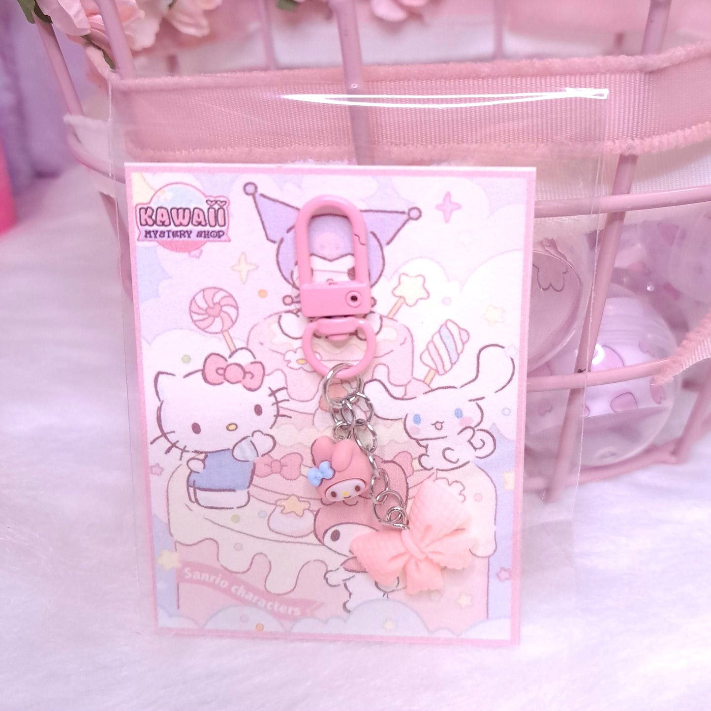 Z) 🌸 Porte clé Sanrio noeud 🌸