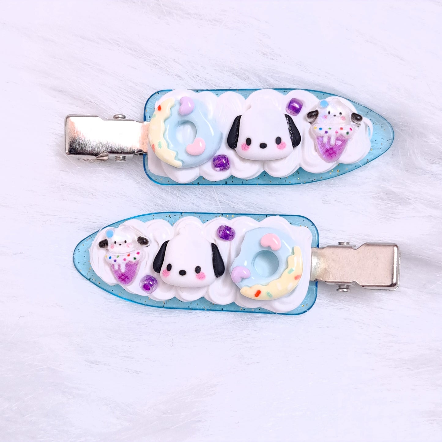 Y ) 🍓✨ Barrettes Kawaii Fausse Chantilly – Sanrio ✨🍓