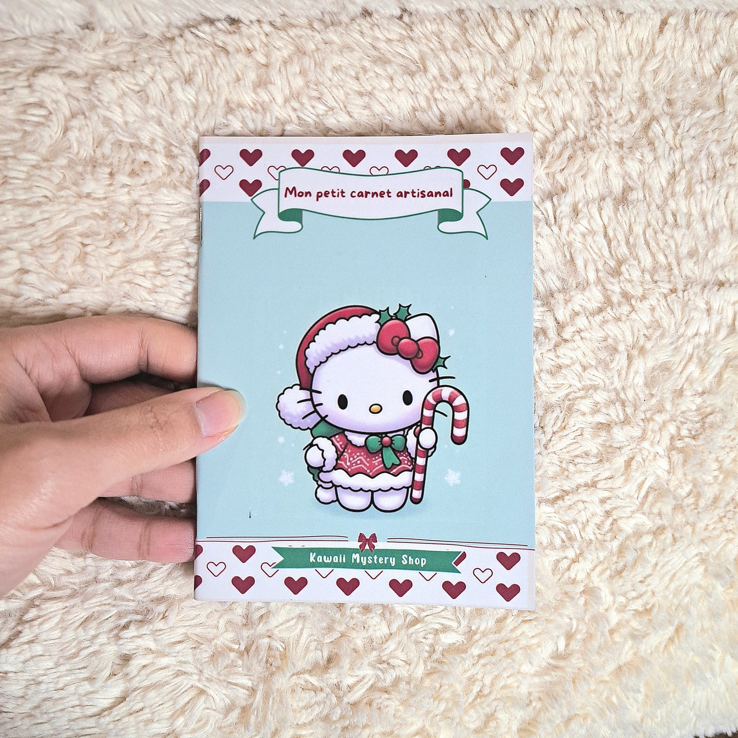 🌸 Carnet Kawaii Artisanal  A6 / souple / 24pages🌸