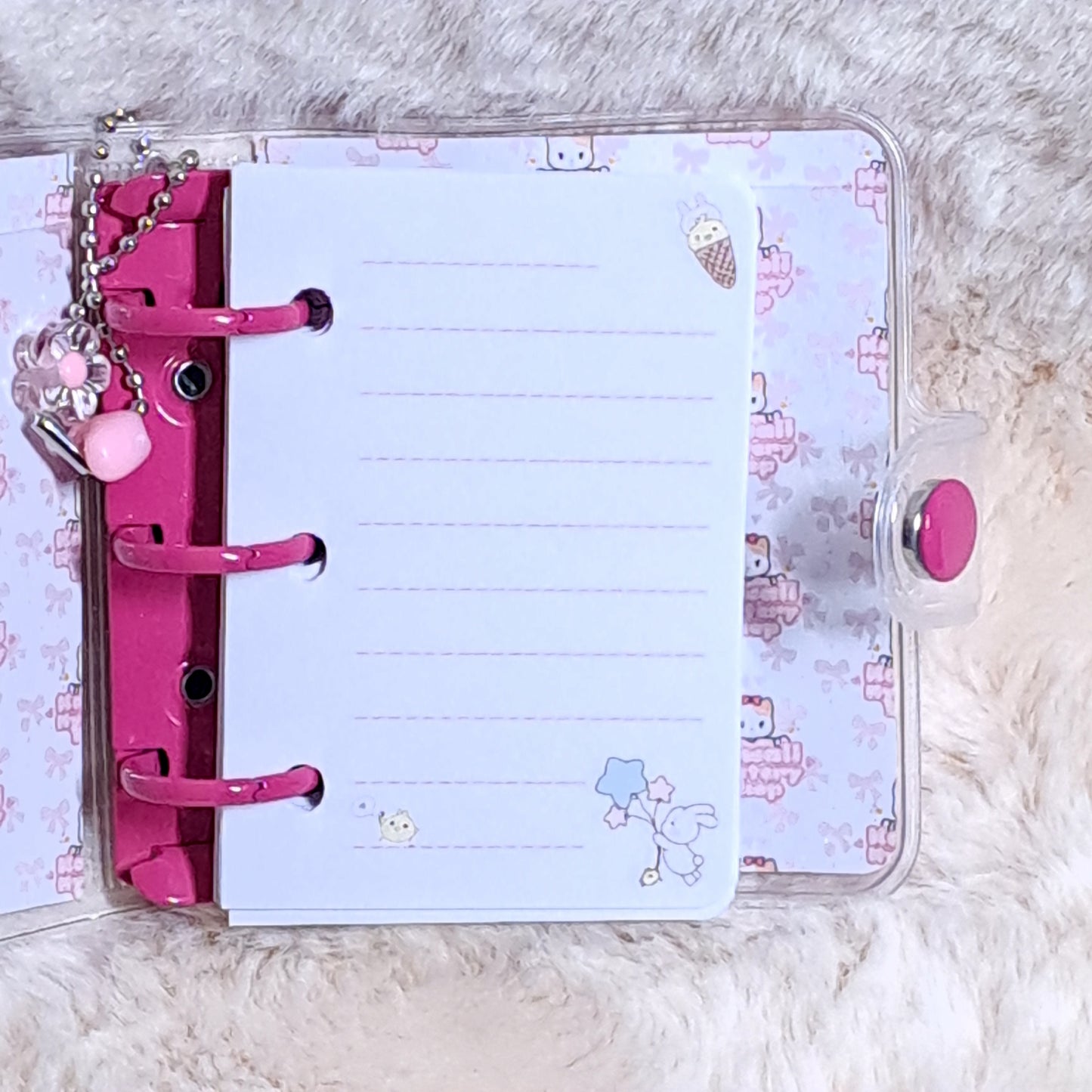 ✨ Mini-carnet de notes kawaii – Format mini classeur ✨