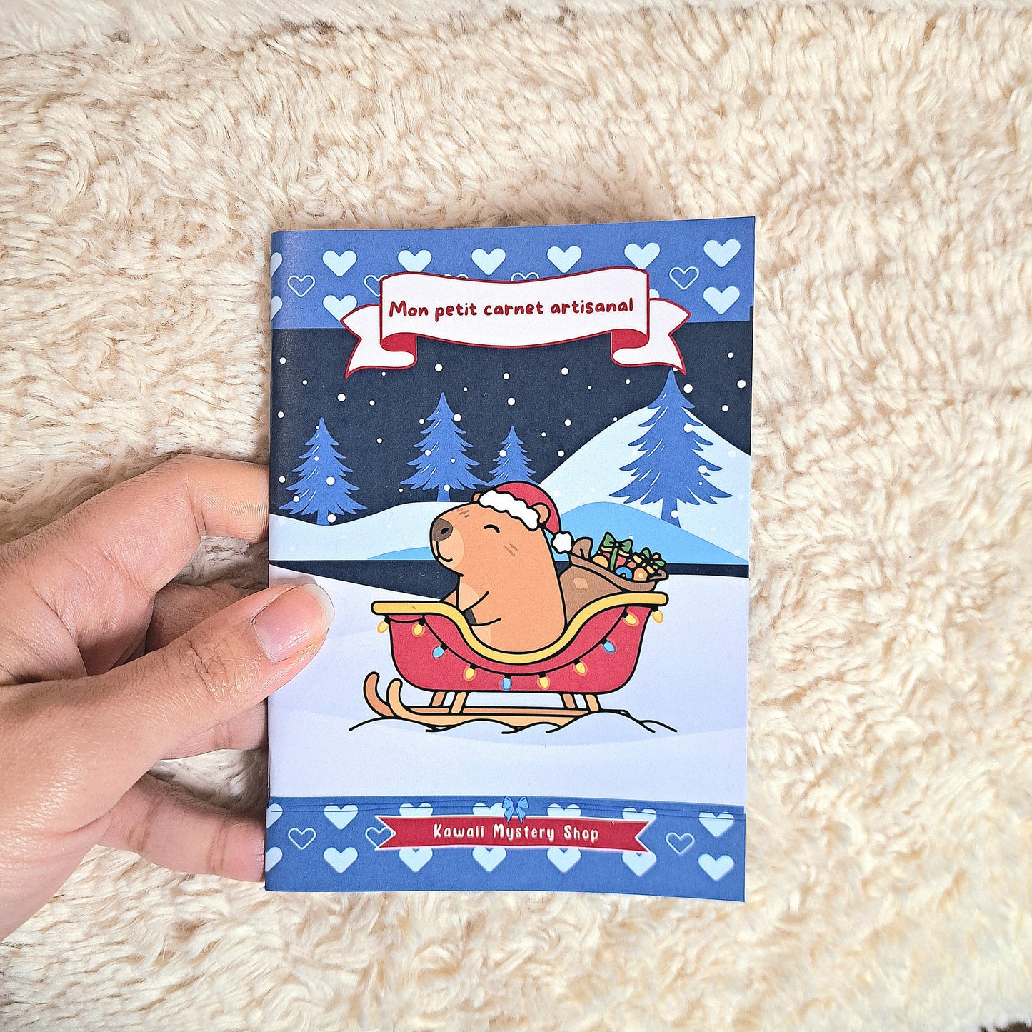 🌸 Carnet Kawaii Artisanal  A6 / souple / 24pages🌸