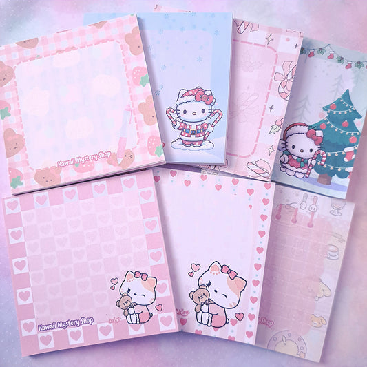 🌸✨ Bloc-Notes Kawaii Artisanal – Sanrio, Kawaii, Akira & Yazu ✨🌸