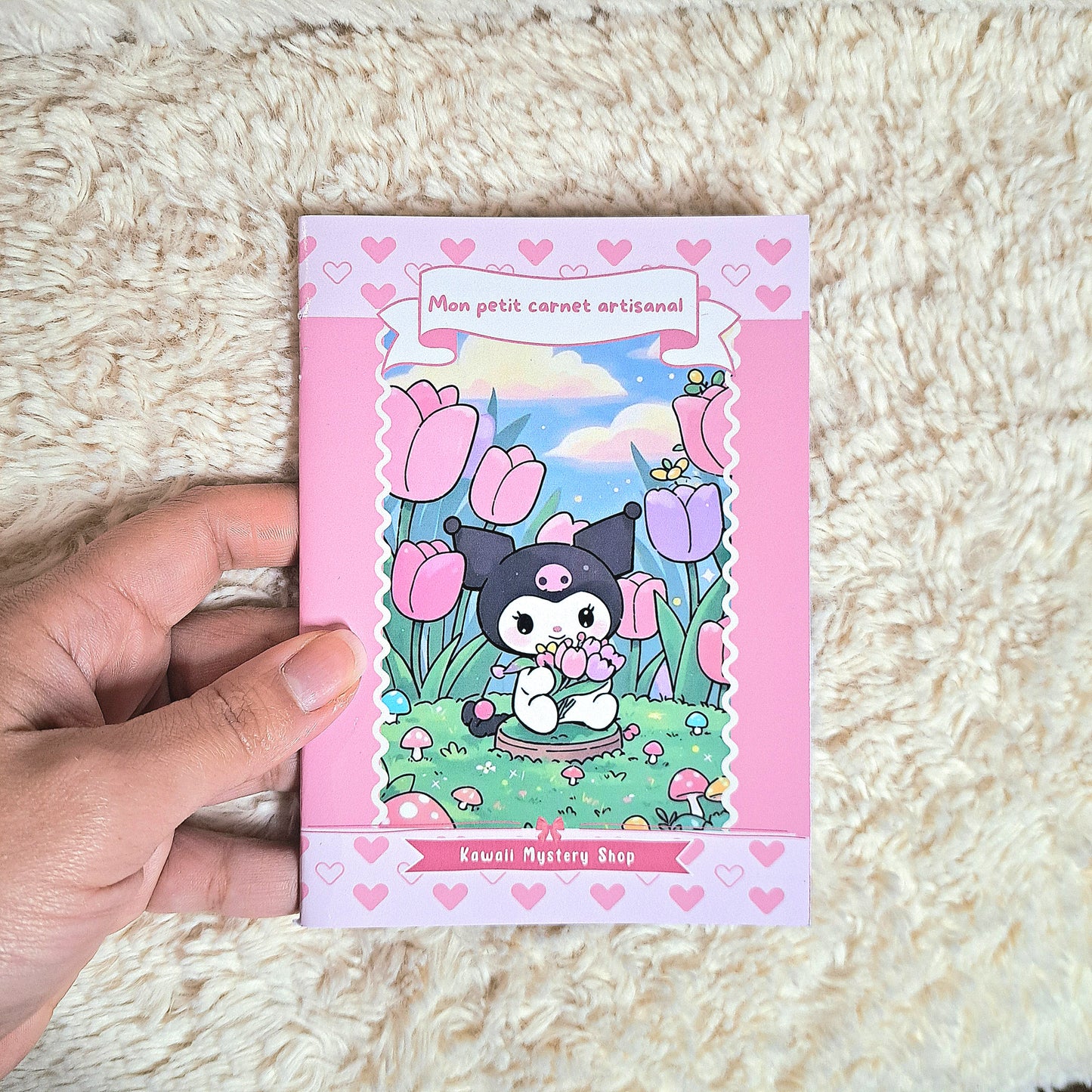 🌸 Carnet Kawaii Artisanal  A6 / souple / 24pages🌸