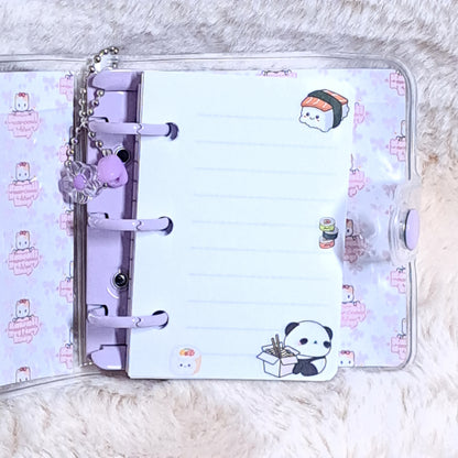 ✨ Mini-carnet de notes kawaii – Format mini classeur ✨
