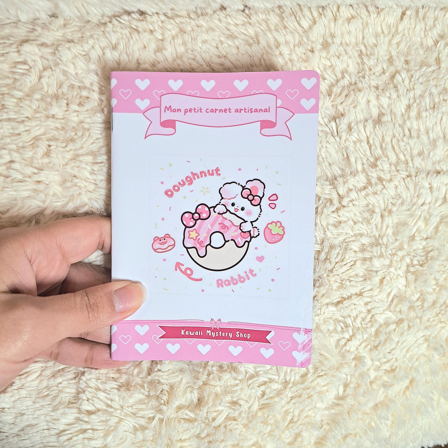 🌸 Carnet Kawaii Artisanal  A6 / souple / 24pages🌸