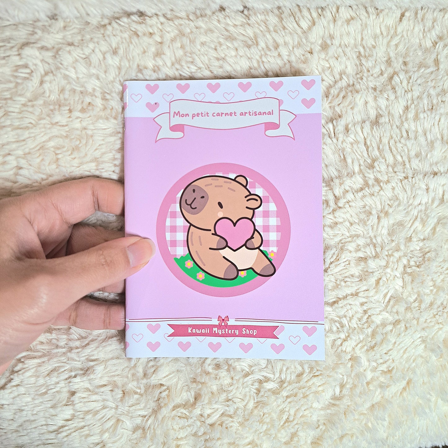 🌸 Carnet Kawaii Artisanal  A6 / souple / 24pages🌸