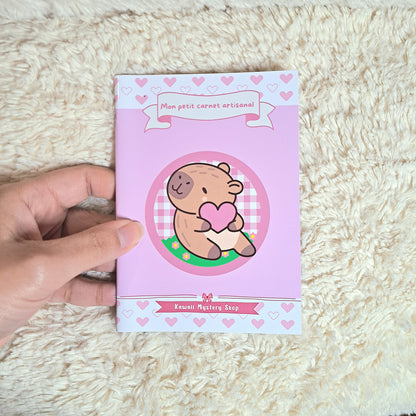 🌸 Carnet Kawaii Artisanal  A6 / souple / 24pages🌸