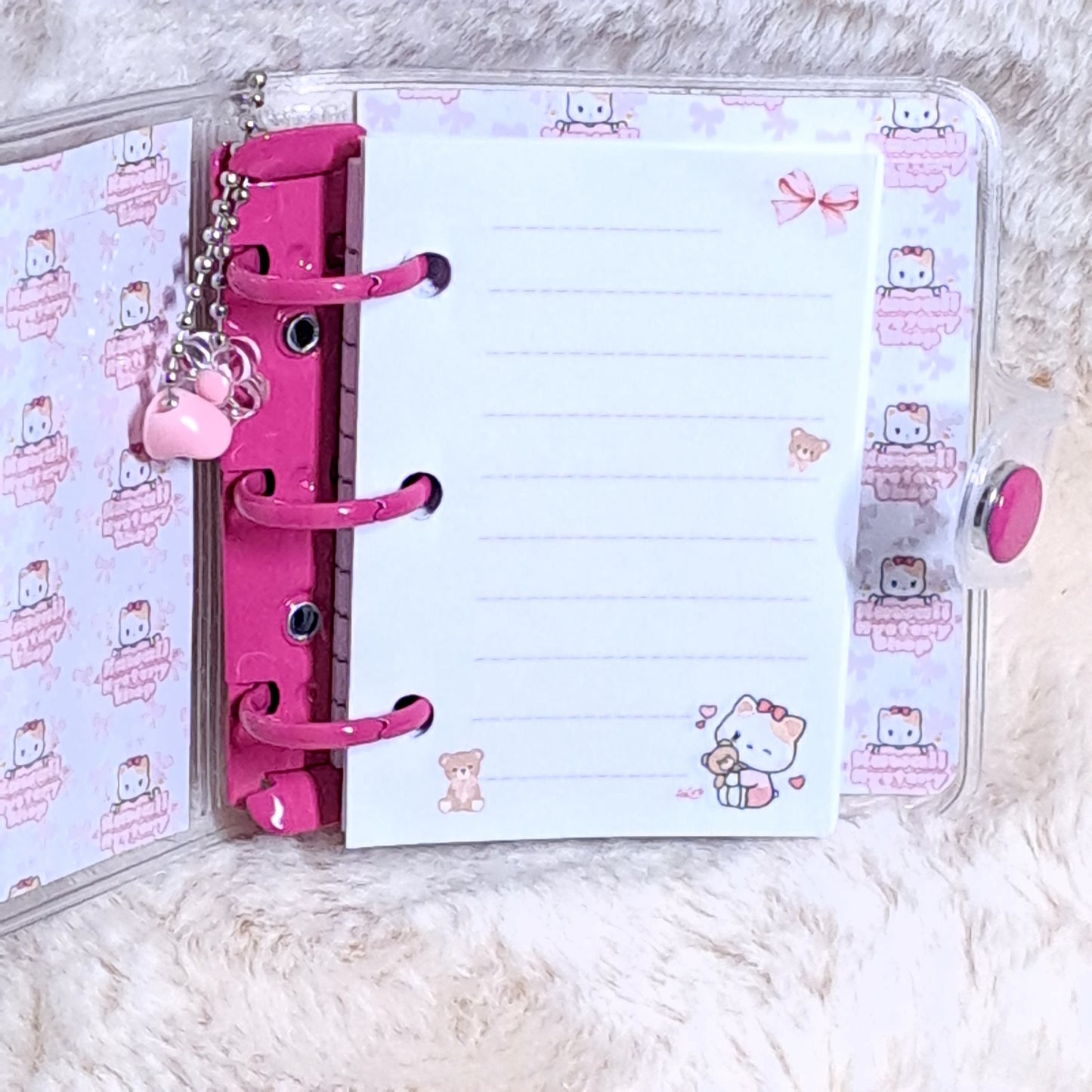 ✨ Mini-carnet de notes kawaii – Format mini classeur ✨