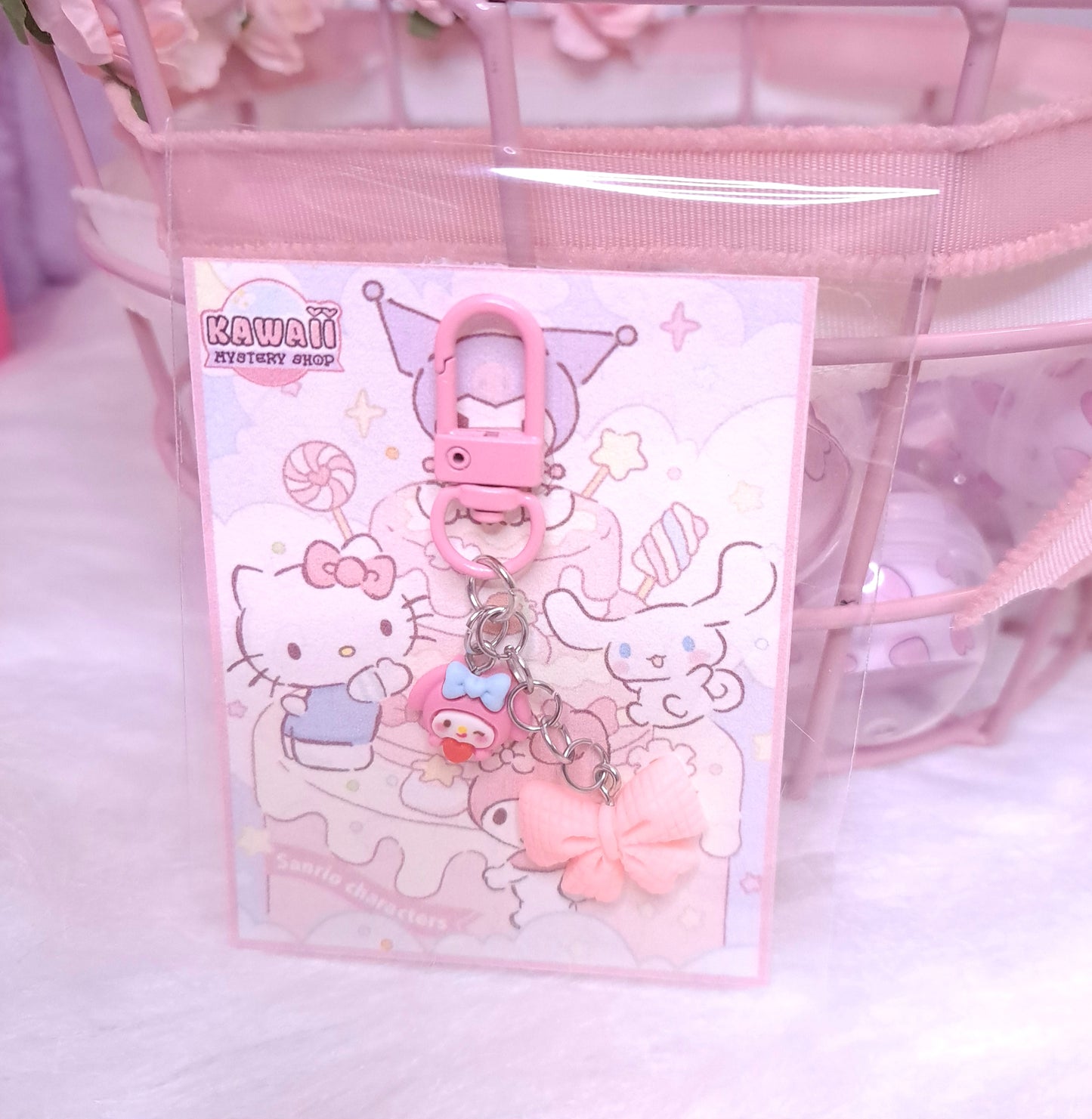 Z) 🌸 Porte clé Sanrio noeud 🌸