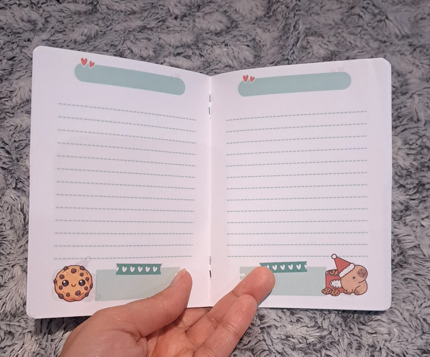 🌸 Carnet Kawaii Artisanal  A6 / souple / 24pages🌸