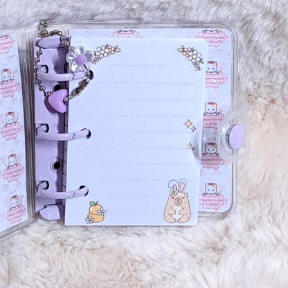 ✨ Mini-carnet de notes kawaii – Format mini classeur ✨