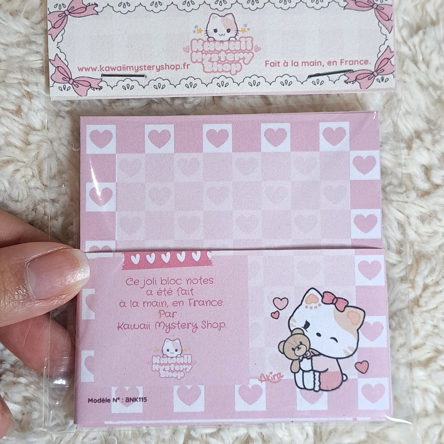 🌸✨ Bloc-Notes Kawaii Artisanal – Sanrio, Kawaii, Akira & Yazu ✨🌸